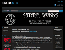 Tablet Screenshot of katanaworks.com